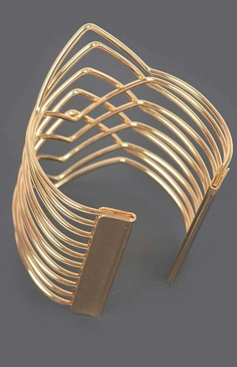 Accessories * | Pash Boutique Gold Cuff Bracelet Accessories