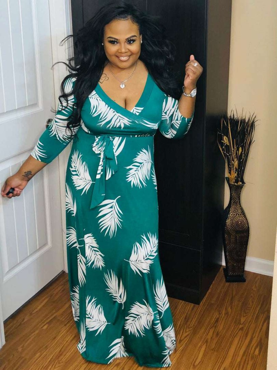 Dresses (Missy) * | Pash Boutique Hunter Green Maxi Dress New Arrivals