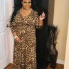 Dresses (Missy) * | Pash Boutique Leopard Maxi Dress