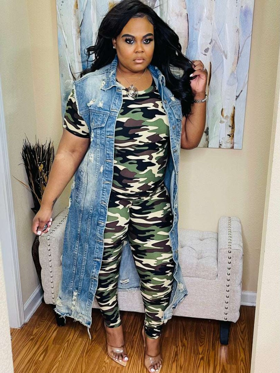 Sets (Missy) * | Pash Boutique Camo Set