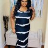 Plus Dresses * | Pash Boutique Black Plus Tie-Dye Maxi New Arrivals