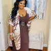 Plus Dresses * | Pash Boutique Americano Plus Maxi Dress