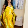 Dresses (Missy) * | Pash Boutique New Arrivals Yellow/Brown Maxi Dress