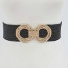 Accessories * | Pash Boutique Accessories Black Plus Oo Belt