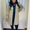 Tops/Cardigans/Jacket (Missy) * | Pash Boutique Khaki Cardigan