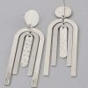 Accessories * | Pash Boutique Accessories Silver Earrings