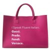 Accessories * | Pash Boutique Pink Oversized Tote Bag Accessories