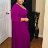 Plus Dresses * | Pash Boutique Magenta Plus Dress