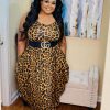 Dresses (Missy) * | Pash Boutique Leopard Maxi Dress