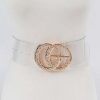 Accessories * | Pash Boutique Accessories Clear Gg Belt